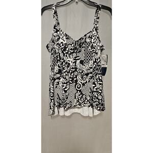 Shape Solver swimsuit top, size 14